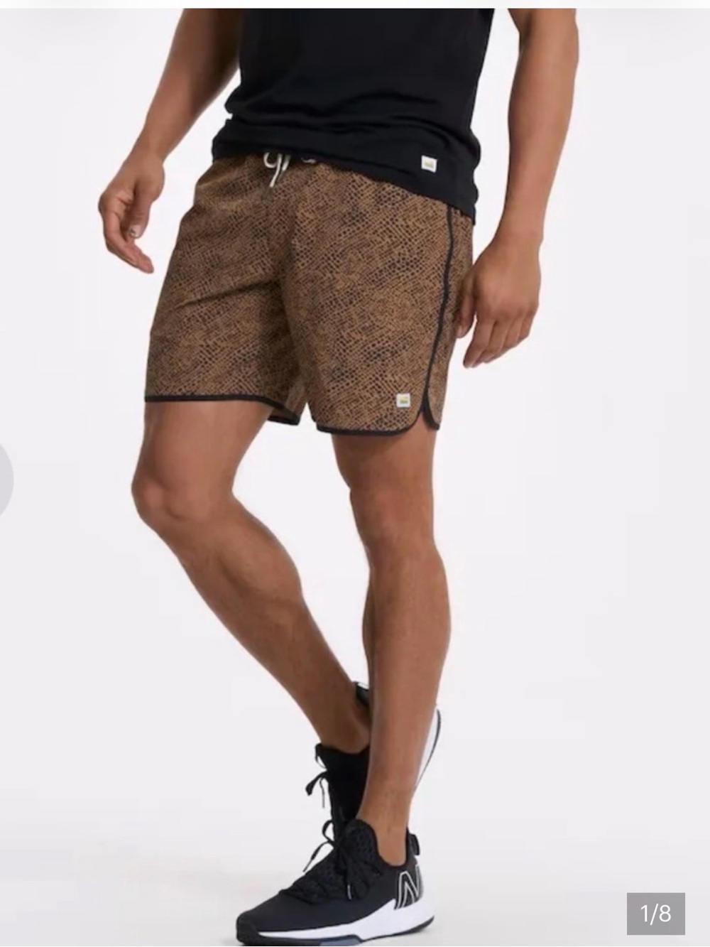 Vuori Banks Animal Print Exercise Swim Shorts